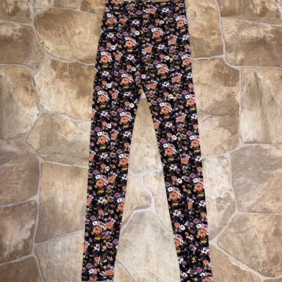 Rag & Bone Sabeen Printed Floral Boho High Rise Lightweight Leggings, Black, XS - Picture 7 of 8